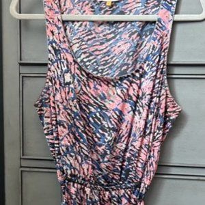 Calvin Klein Dress UEC Faux Wrap XL